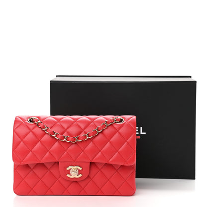 Chanel Caviar Quilted Small Double Flap Red 11 of 11