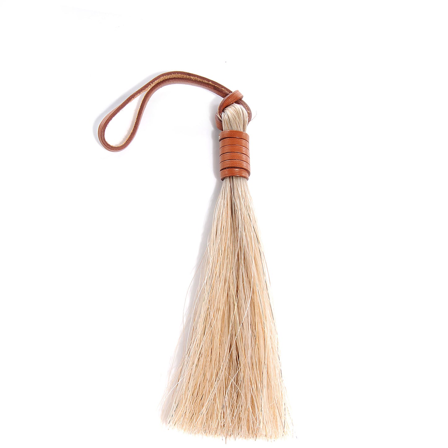 Horse Hair Natural Barenia Paddock Tassel Bag Charm