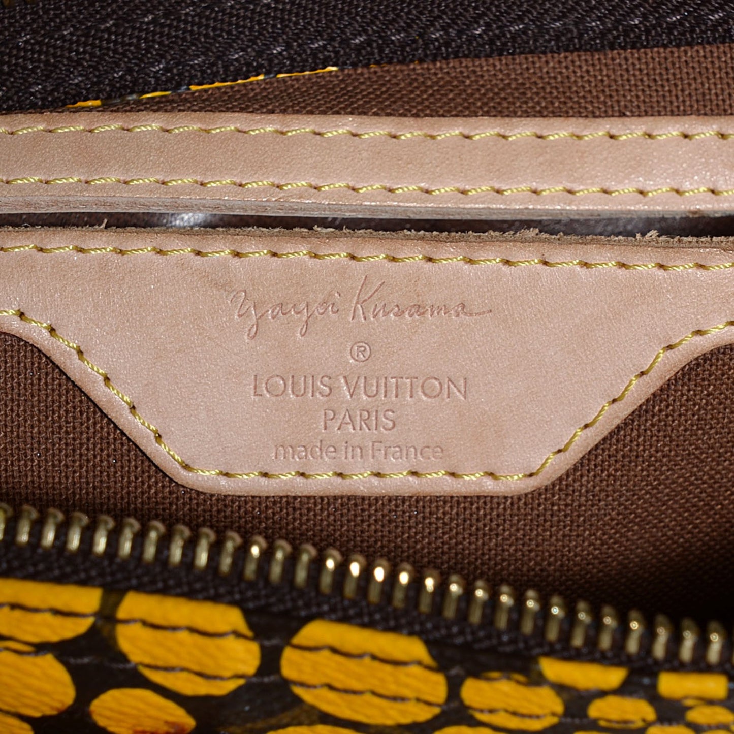 Monogram Kusama Town Speedy 30 Yellow