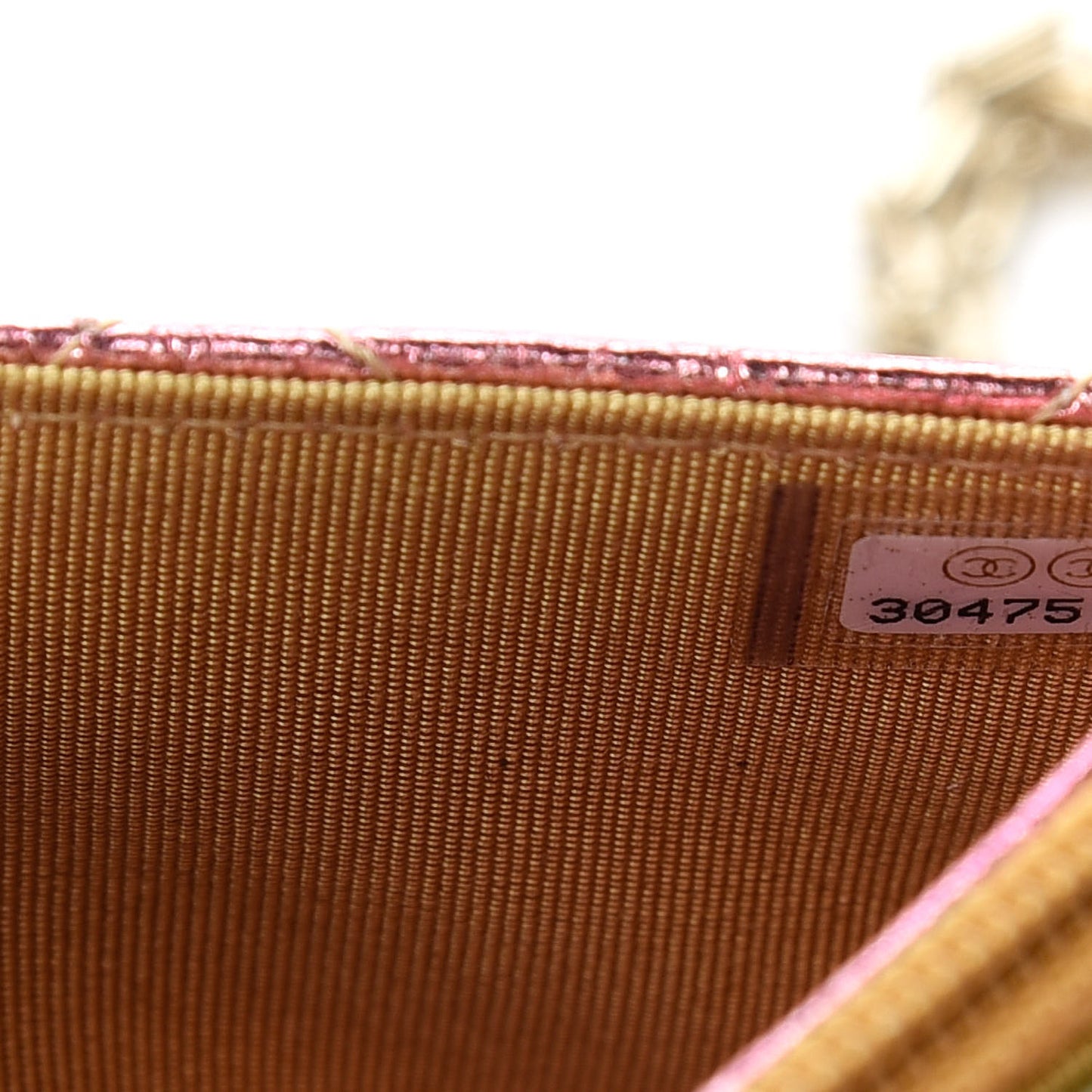 Metallic Goatskin Quilted 2.55 Reissue Wallet on Chain WOC Multicolor