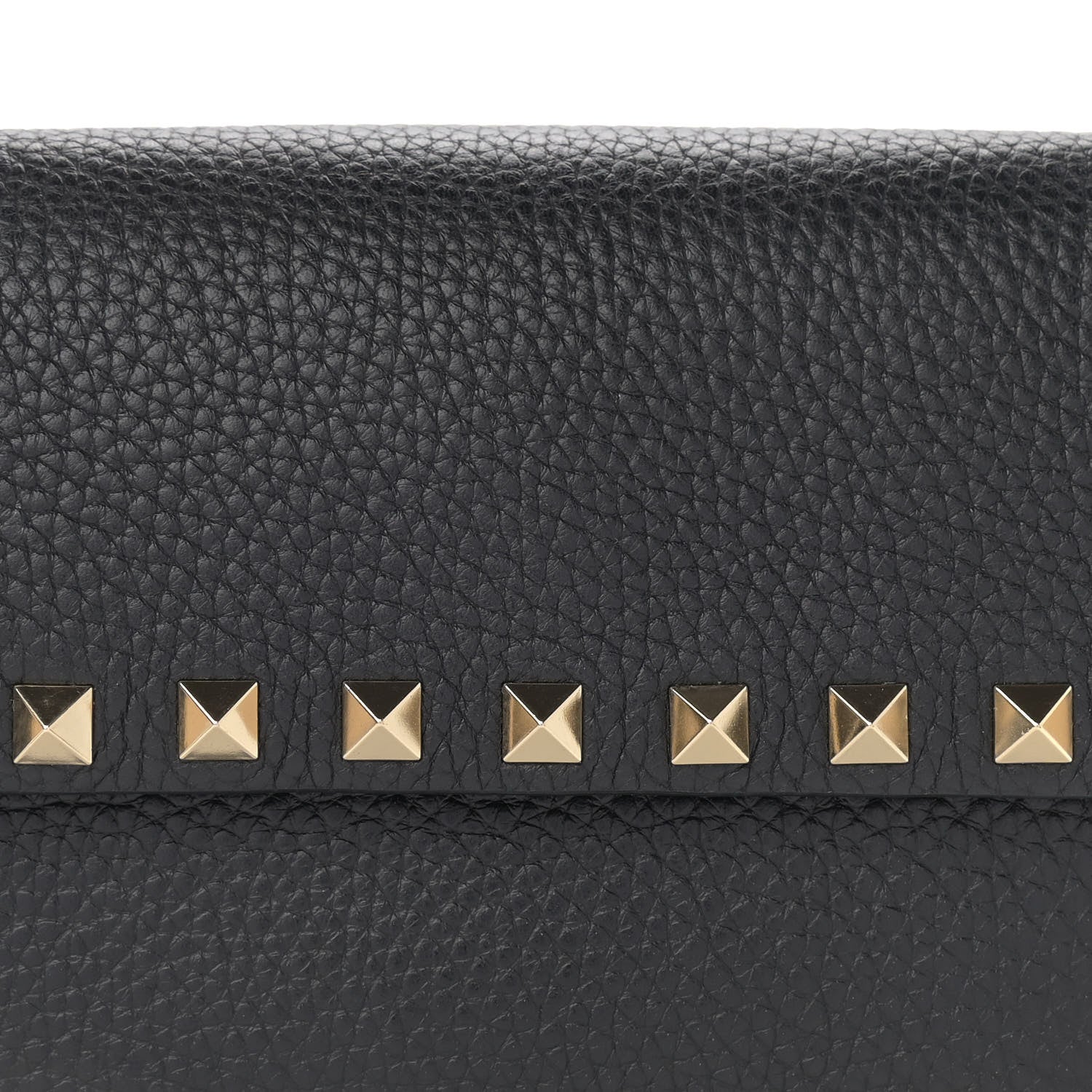 Valentino Garavani Grainy Calfskin Rockstud Crossbody Pouch Black 10 of 10