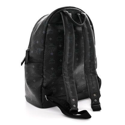 MCM Visetos Studded Medium Dual Stark Backpack Black 3 of 13