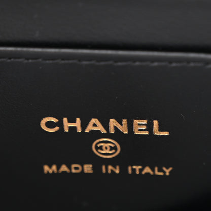 Chanel Shiny Aged Calfskin Quilted Mini Nano Kelly Shopper Black 6 of 11