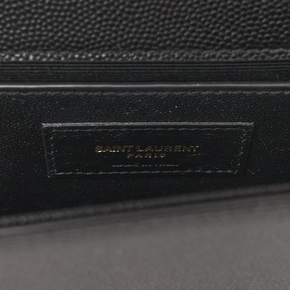 Saint Laurent Grain De Poudre Small Classic Monogram Kate Tassel Satchel Black 7 of 10