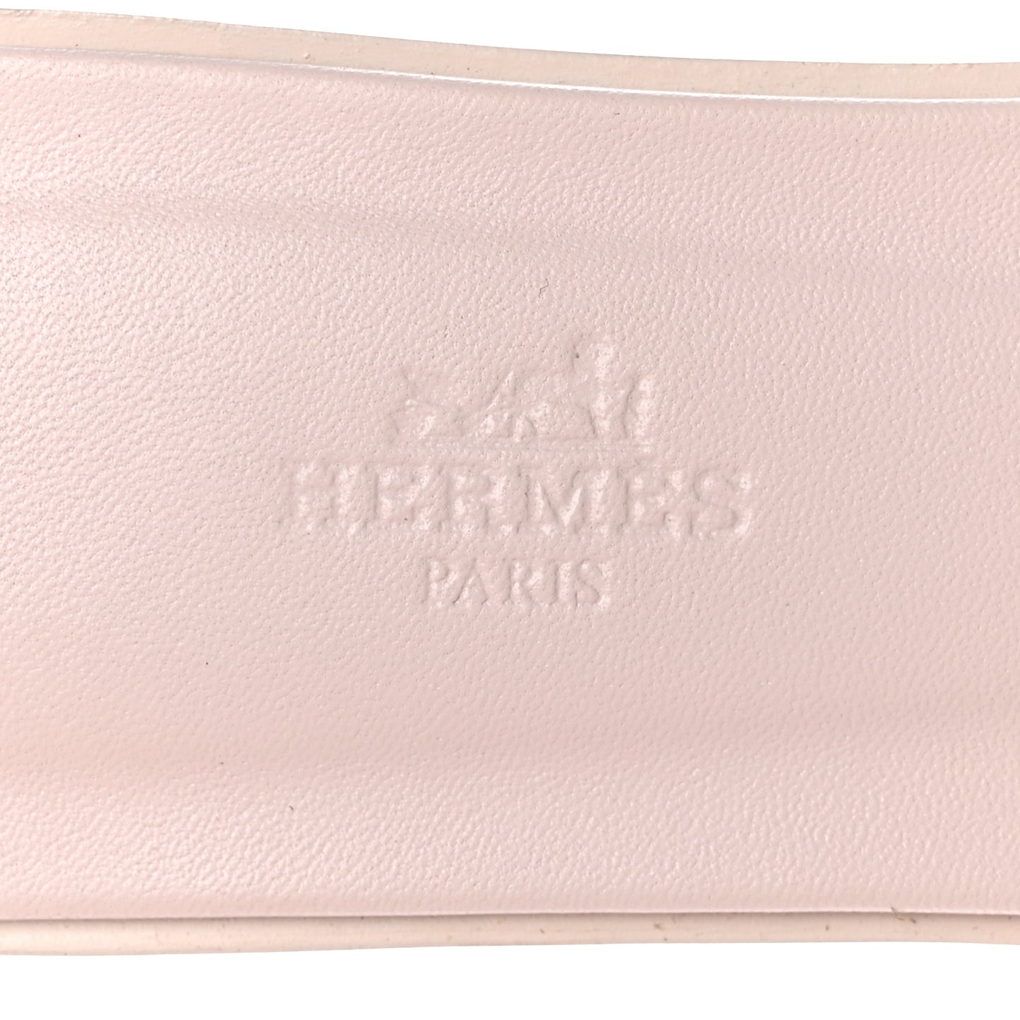 Box Calfskin Oran Sandals 38.5 Rose Pale