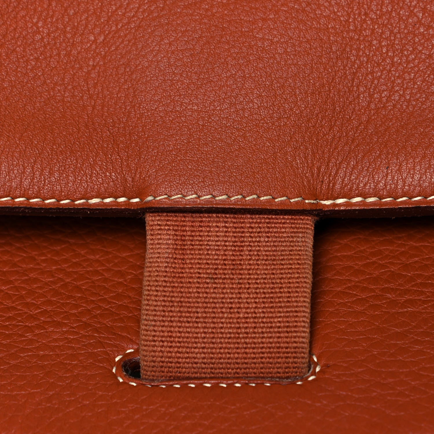 Hermes Taurillon Clemence Sherpa Backpack Gold 19 of 19