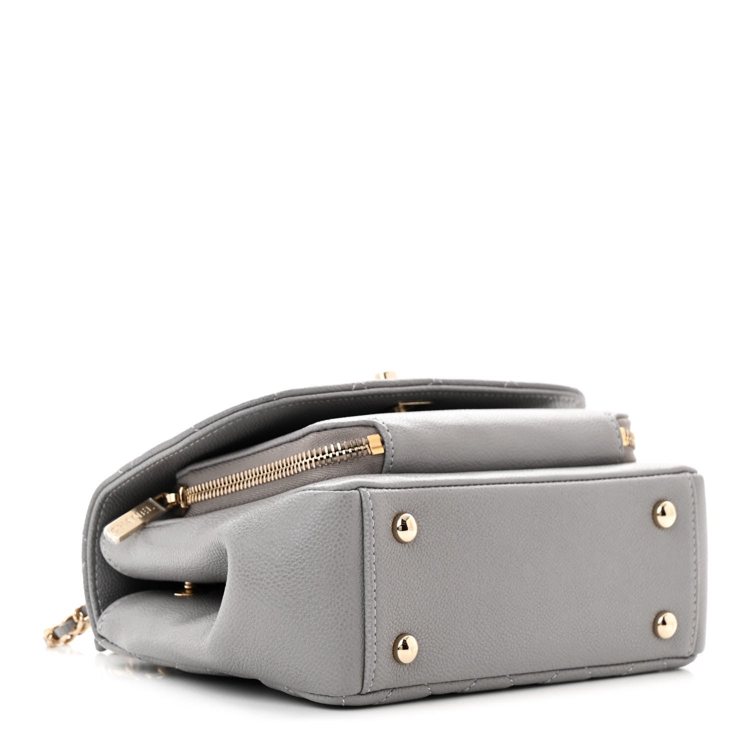 Chanel Caviar Quilted Small Business Affinity Flap Grey 4 of 11