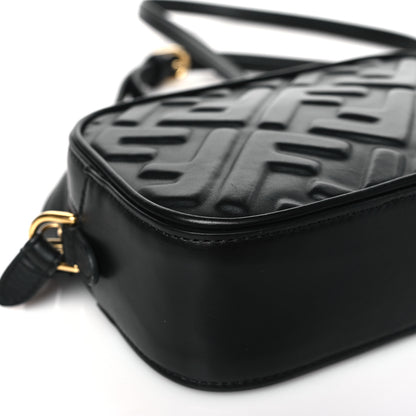 Fendi Vitello Epoque FF Embossed Camera Case Black 7 of 8