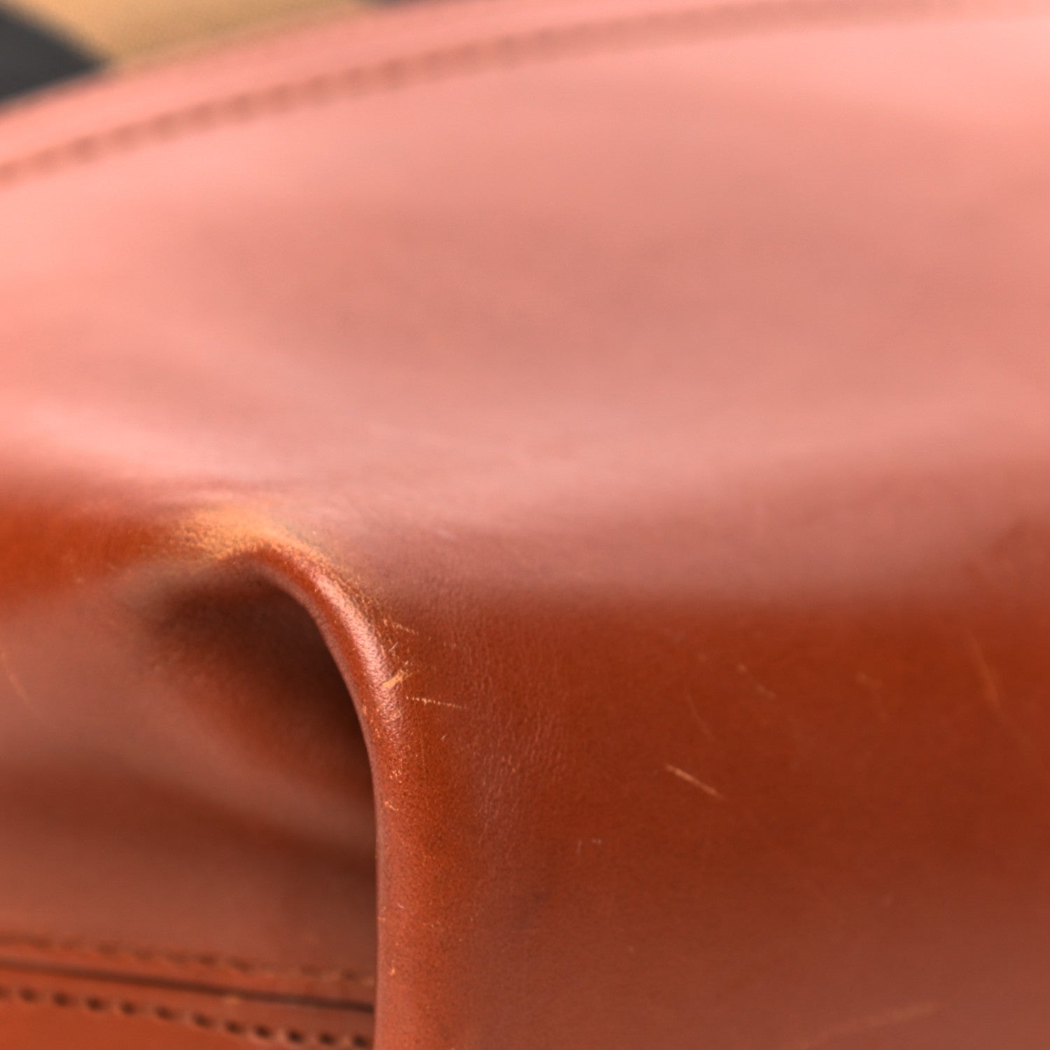 Fendi Pequin Cuoio Vegetale Medium Roll Tote Tobacco Cuoio Miele 5 of 7