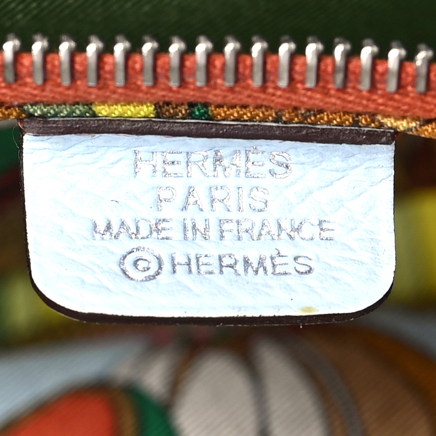 Hermes Epsom Silk'in Compact Wallet Bleu Brume 6 of 7