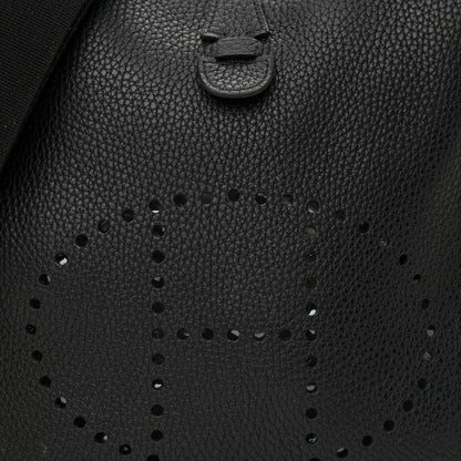 Hermes Taurillon Clemence Evelyne III PM Black 8 of 10