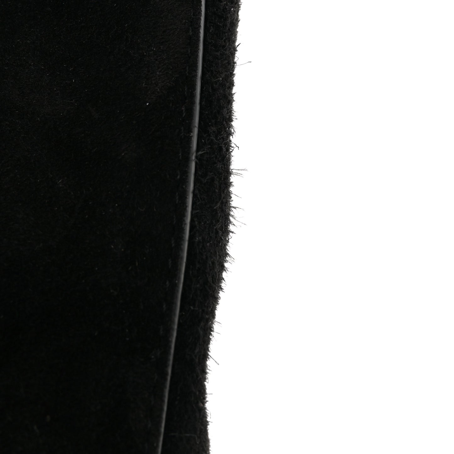 Suede Calfskin Medium N/S Park Tote Black