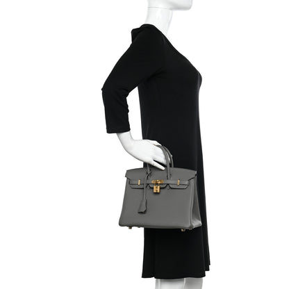 Hermes Togo Birkin 25 Gris Meyer 2 of 11
