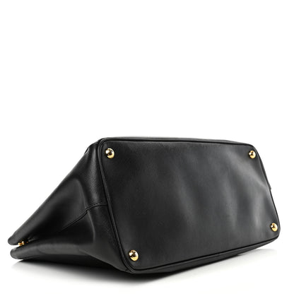 Prada Saffiano Lux Large Tote Nero Black 3 of 4