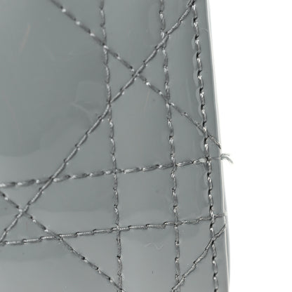Christian Dior Patent Cannage Medium Lady Dior Grey 13 of 13