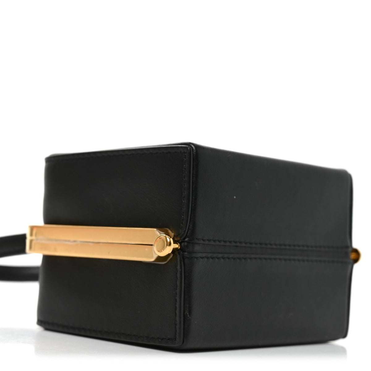 Celine Shiny Calfskin Lana Triomphe Minaudiere Black 8 of 9