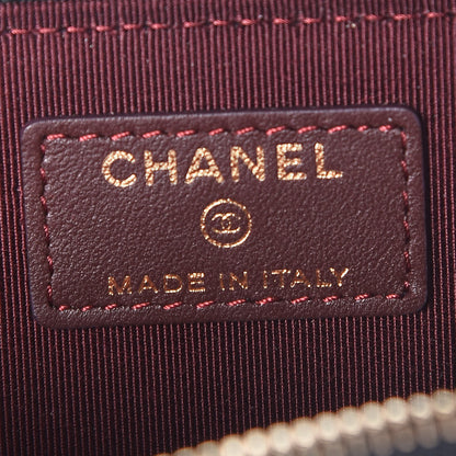 Chanel Lambskin Quilted Key Holder Case Black 6 of 8