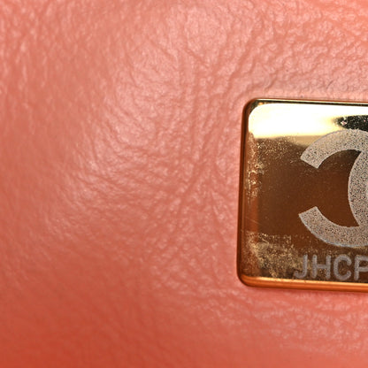 Chanel Lambskin Quilted Mini Pearl Crush Flap Light Orange 7 of 13