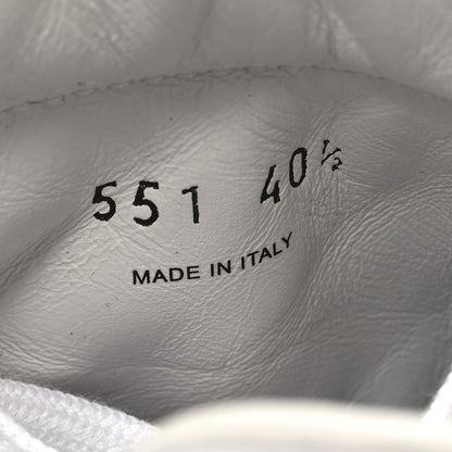 Prada Re-Nylon Gabardine Metal Triangle Logo Wheel Pouch Pocket High Top Sneakers 40.5 White 7 of 10