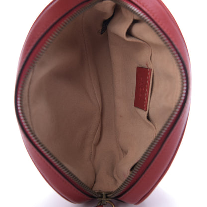 Gucci Calfskin Matelasse GG Marmont Belt Bag 85 34 Hibiscus Red 5 of 10
