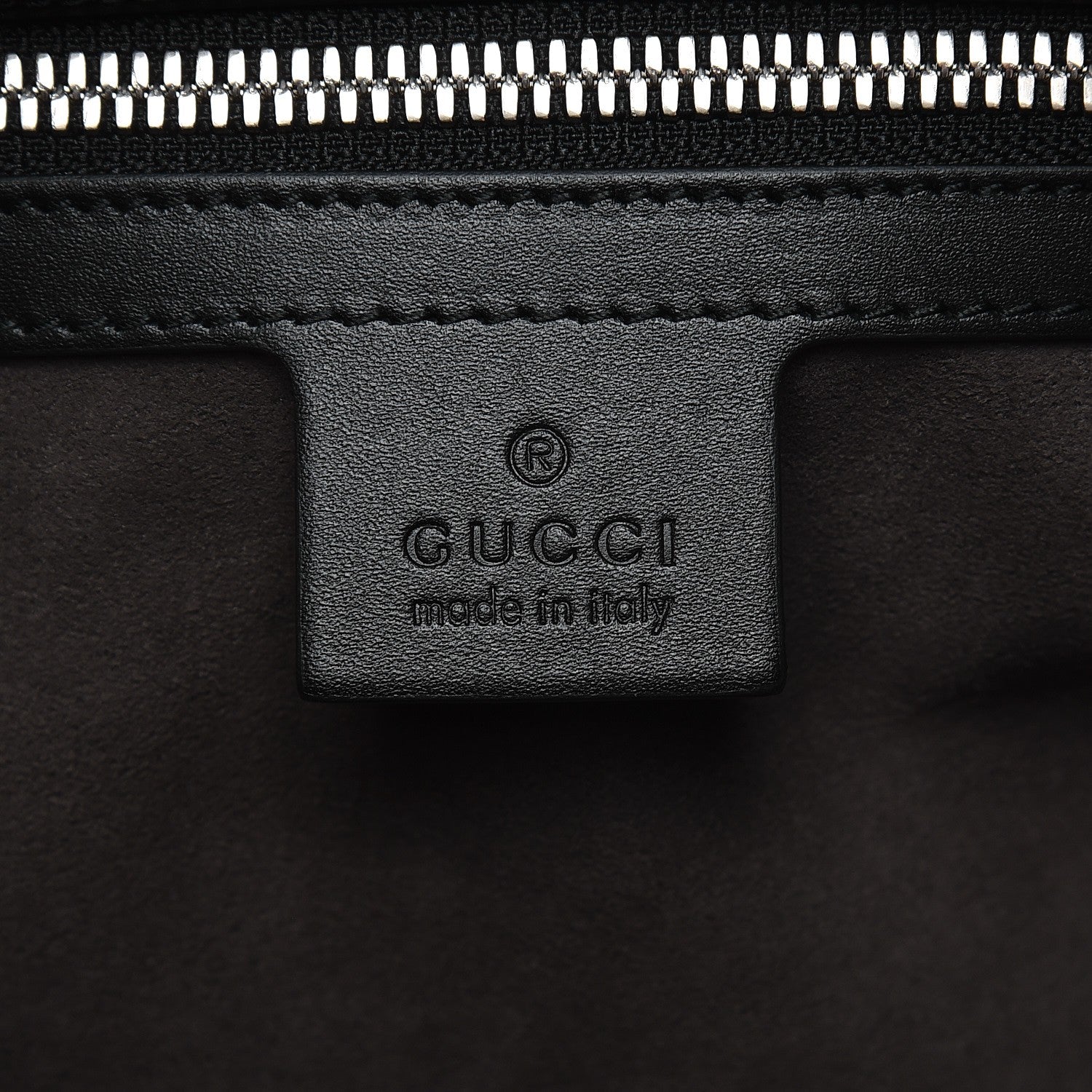 Gucci Guccissima Signature Medium Duffle Black 6 of 7
