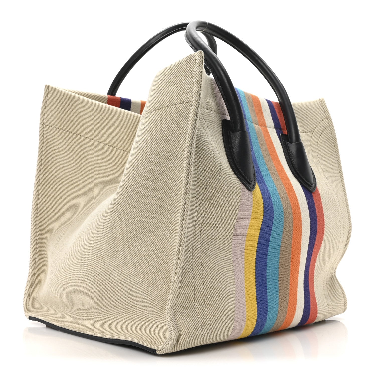 Celine Cotton Canvas Medium Phantom Luggage Multicolor 3 of 9