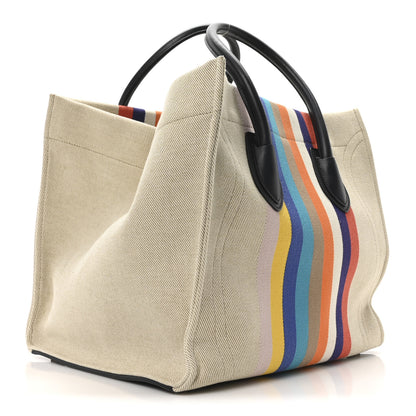 Celine Cotton Canvas Medium Phantom Luggage Multicolor 3 of 9