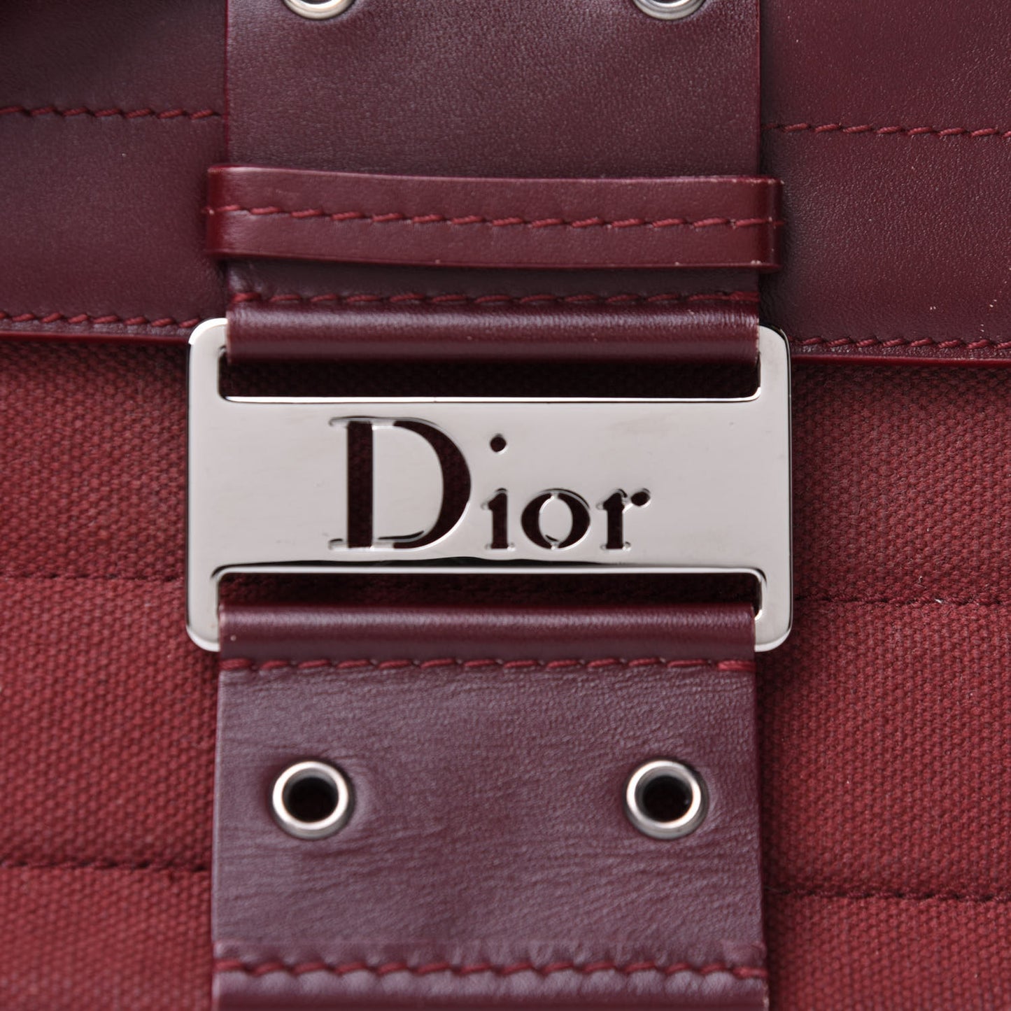 Canvas Calfskin Street Chic Columbus Ave Burgundy