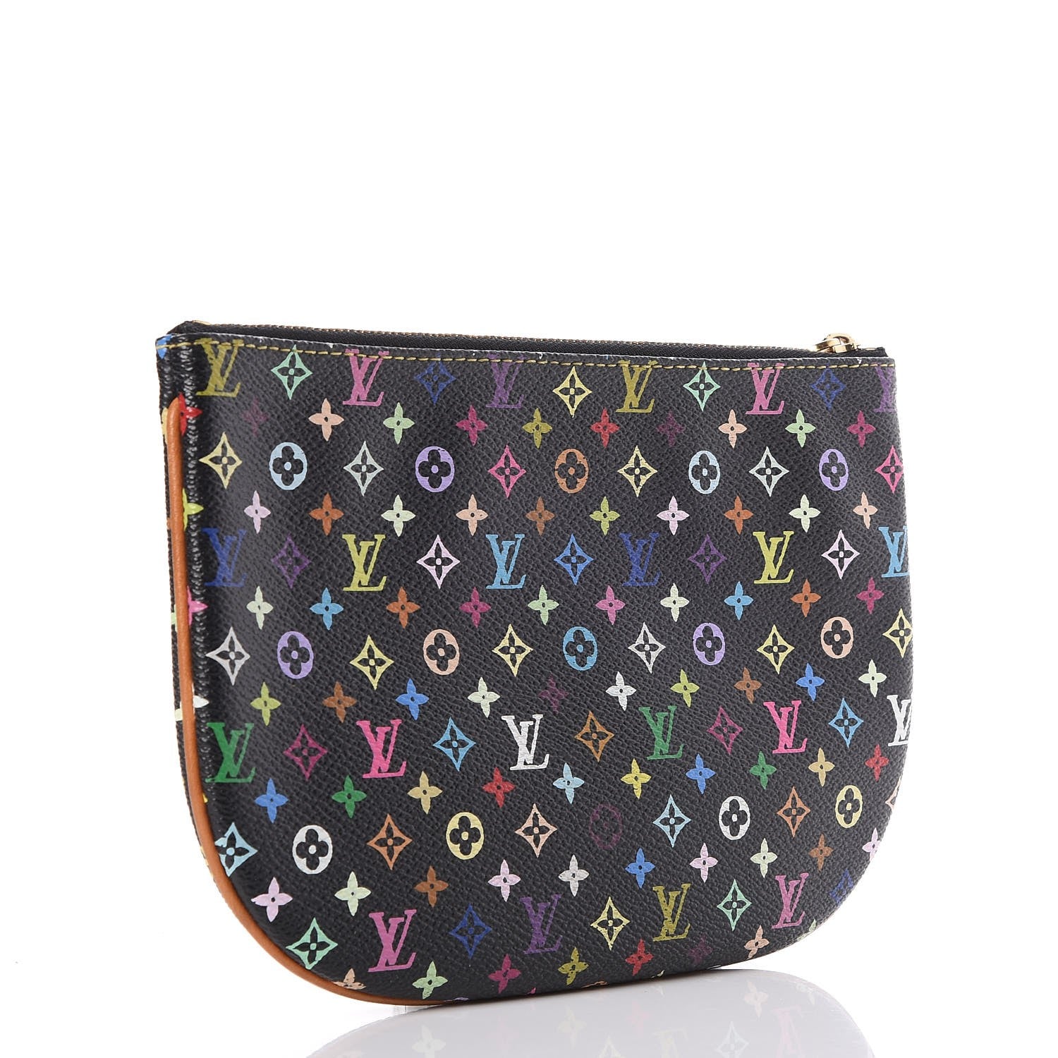 Louis Vuitton Monogram Multicolor Pochette Plate GM Black 3 of 7