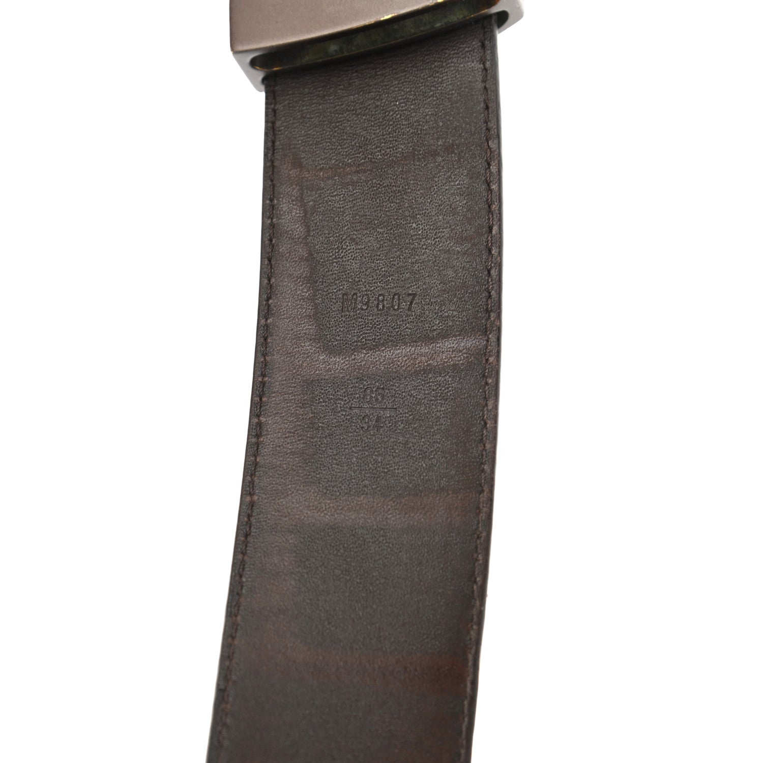 Louis Vuitton Damier Ebene 40mm LV Initiales Belt 85 34 4 of 11