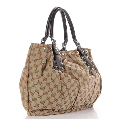 Gucci Monogram Studded Pelham Tote Dark Brown 3 of 7