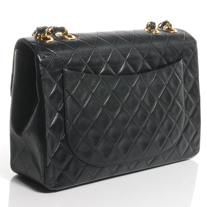 Chanel Lambskin XL Jumbo Flap Black 3 of 11