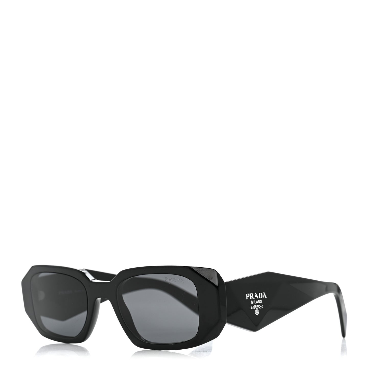 Acetate Symbole Sunglasses SPR 17W Black
