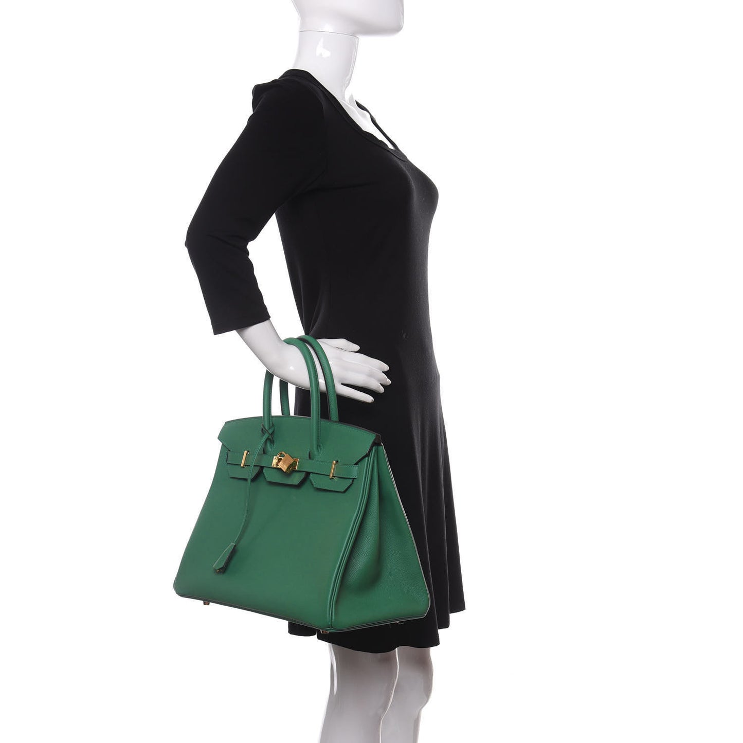 Epsom Birkin 35 Vert Vertigo