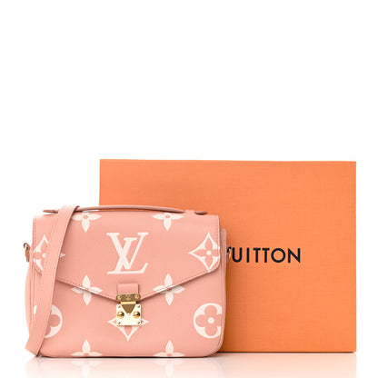 Louis Vuitton Empreinte Monogram Giant Pochette Metis Rose Trianon Cream 15 of 15