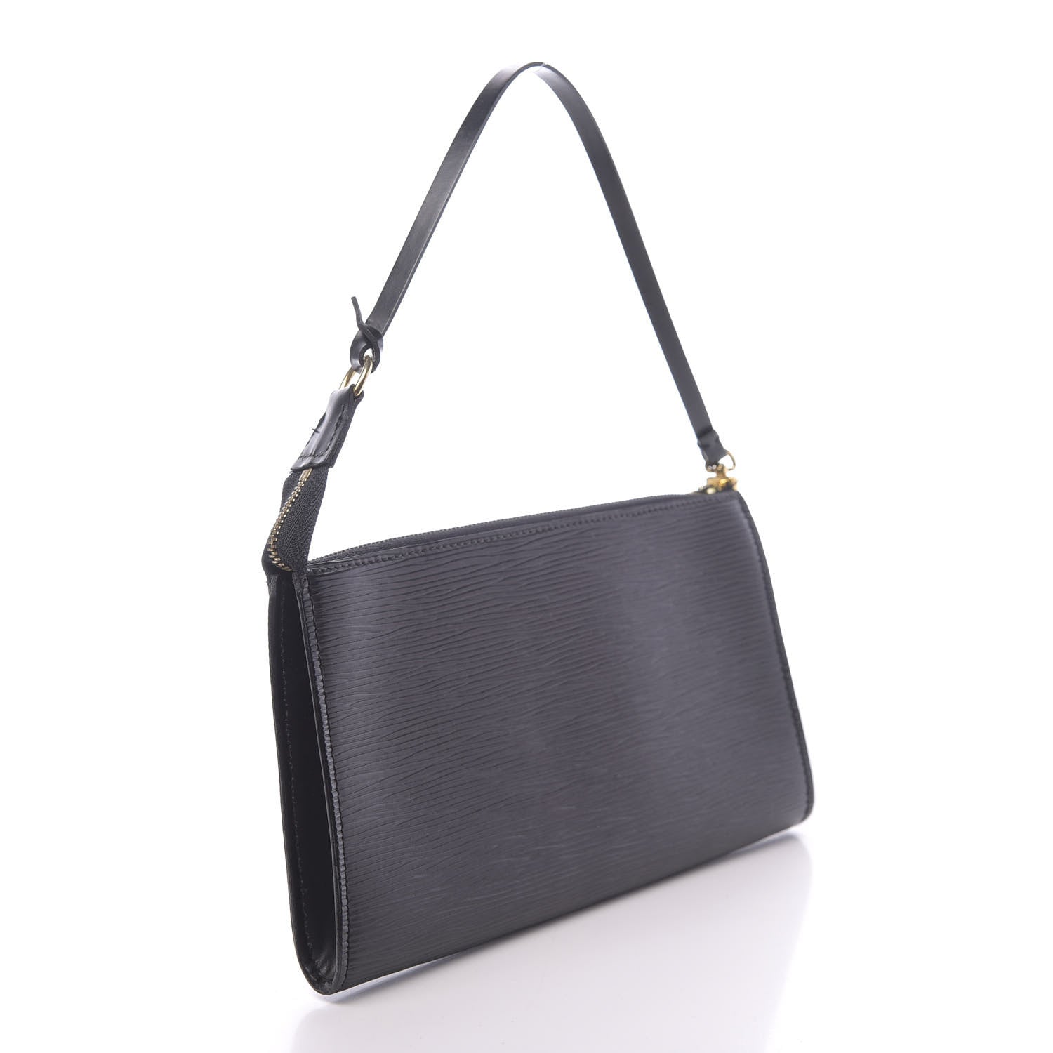 Louis Vuitton Epi Pochette Accessories 24 Black 3 of 11