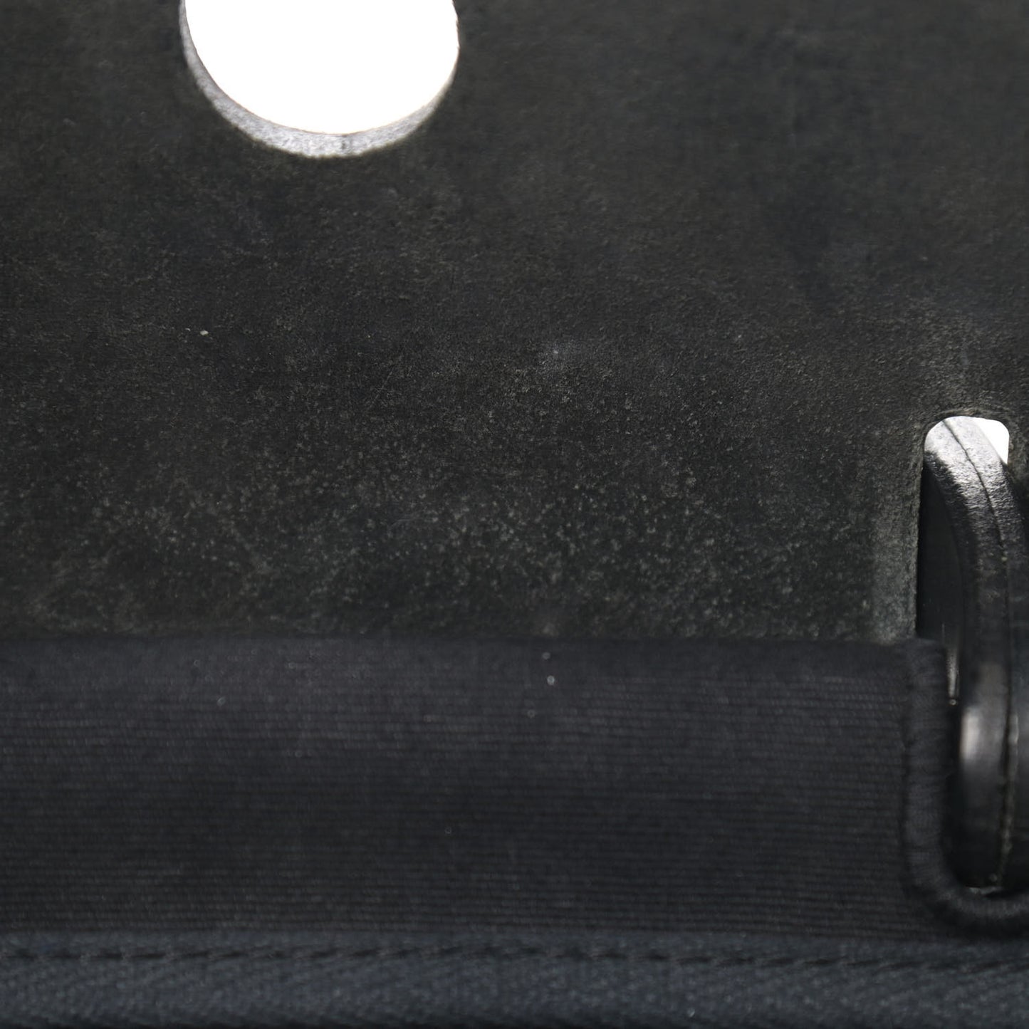 Toile Vache Calfskin Herbag 30 PM Backpack Black