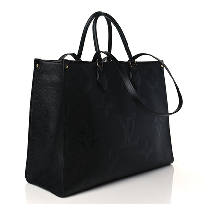 Louis Vuitton Empreinte Monogram Giant Onthego GM Black 3 of 9