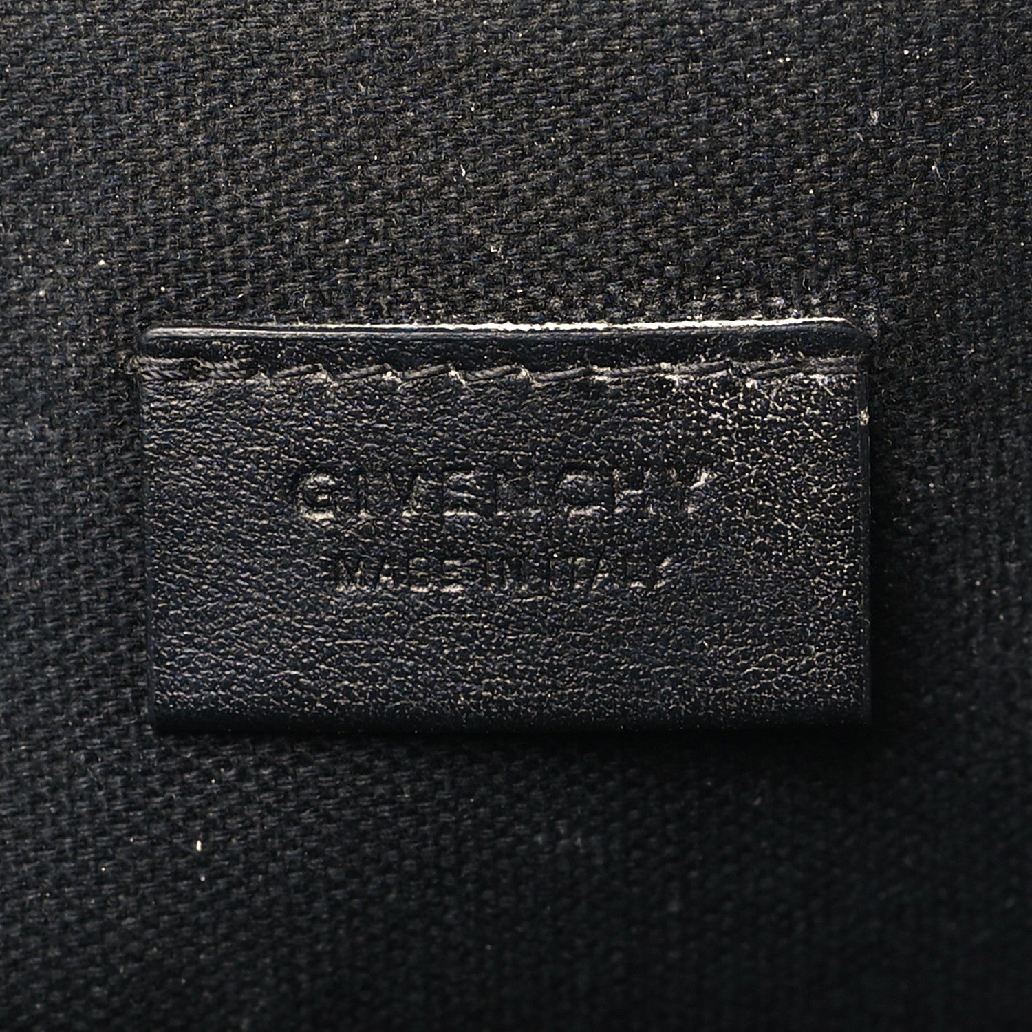 Givenchy Smooth Calfskin Graffiti Paint Logo Pouch Black 6 of 9