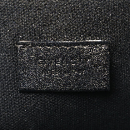 Givenchy Smooth Calfskin Graffiti Paint Logo Pouch Black 6 of 9
