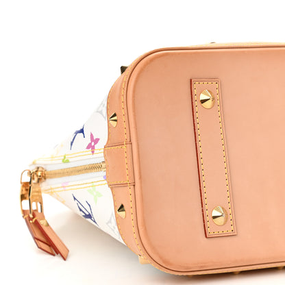 Louis Vuitton Monogram Multicolor Alma PM White 8 of 9