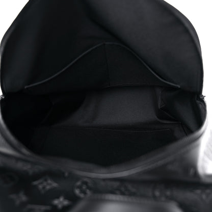 Louis Vuitton Calfskin Monogram Shadow Racer Backpack Black 5 of 13