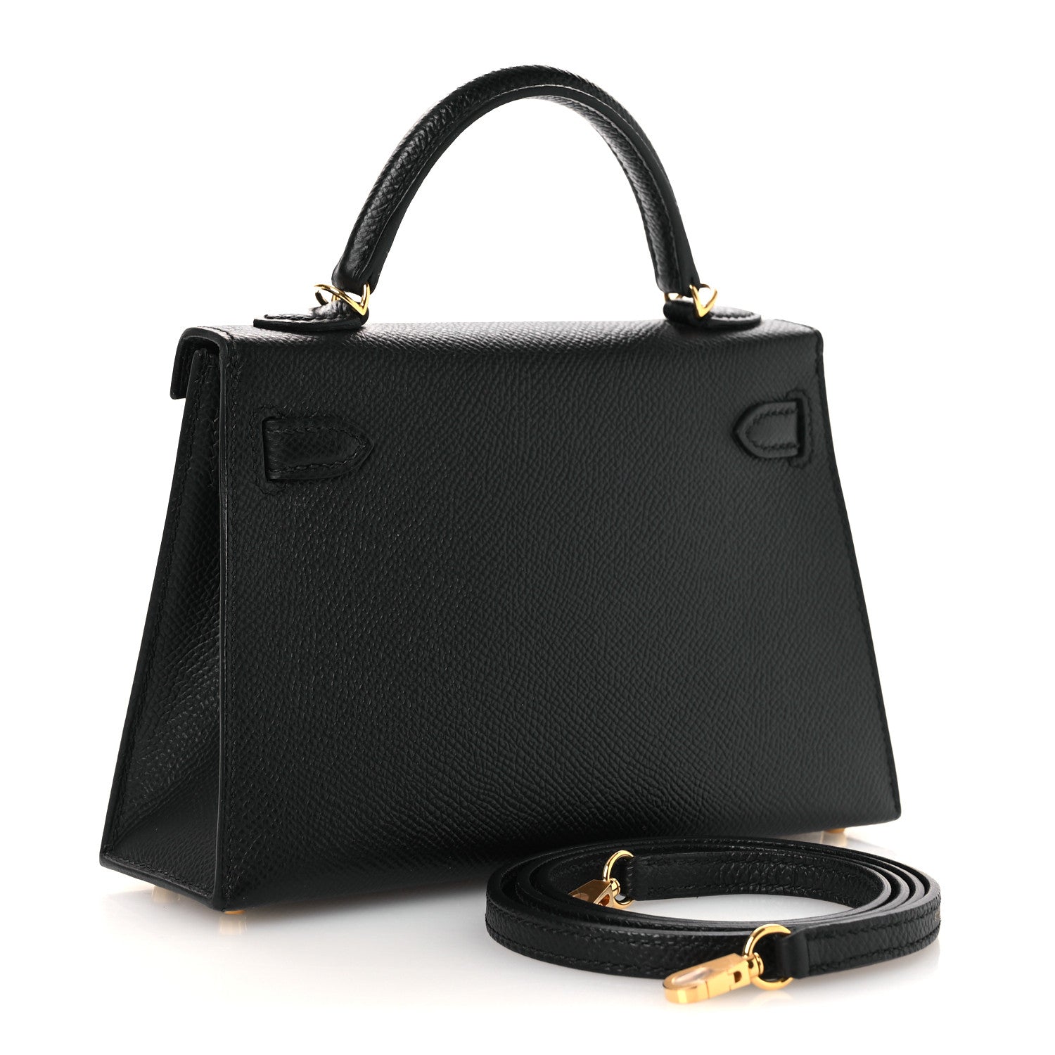 Hermes Epsom Mini Kelly Sellier 20 Black Black 2 of 12