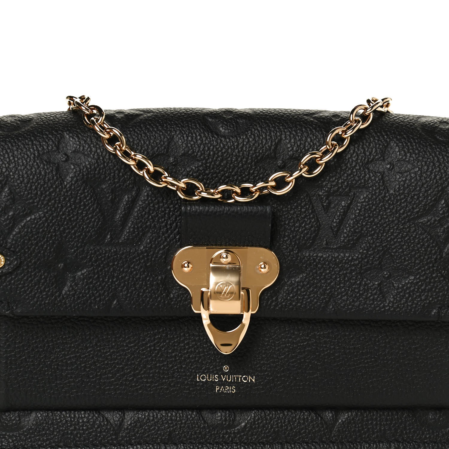Louis Vuitton Empreinte Vavin Chain Wallet Black 8 of 12