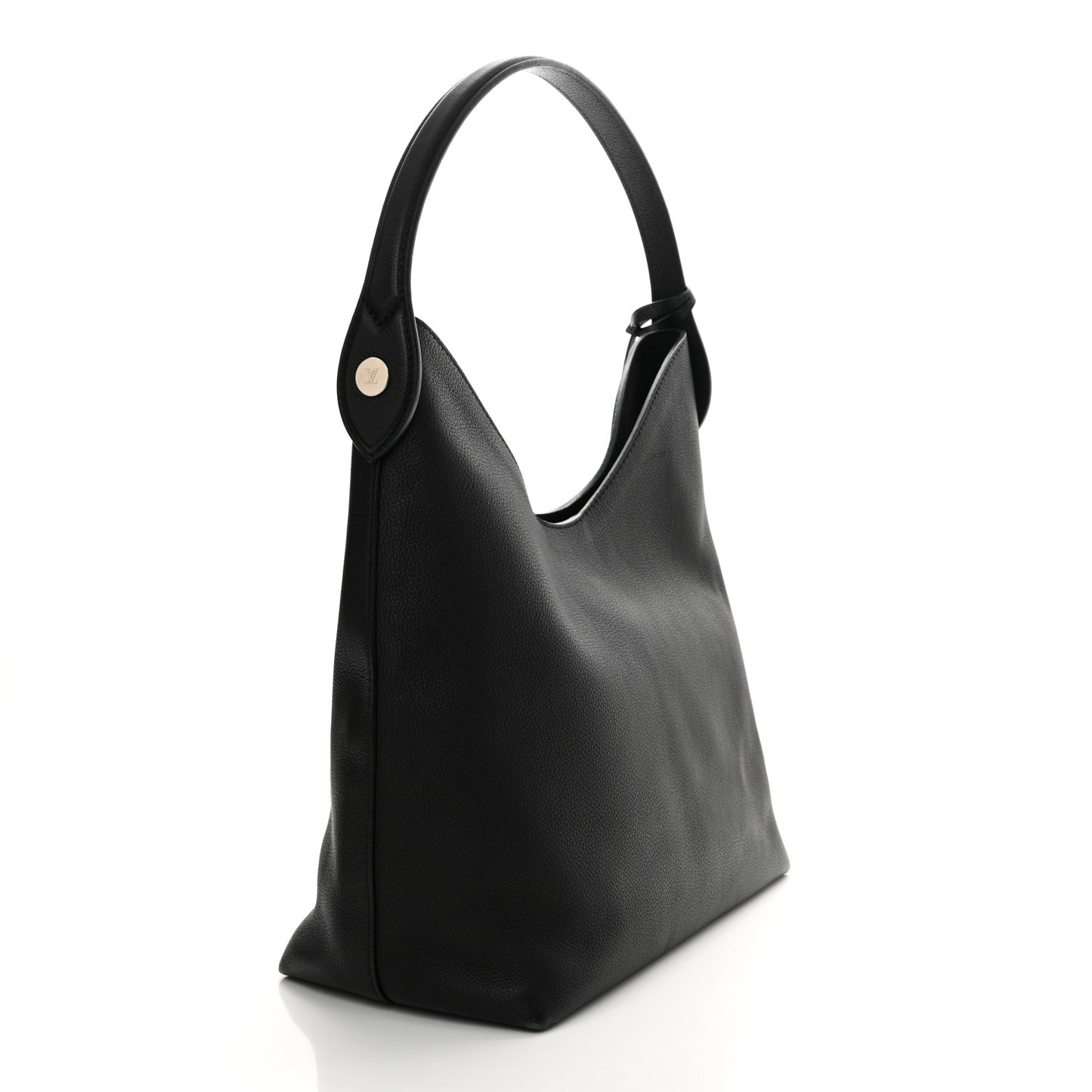 Calfskin Lockme Hobo Black