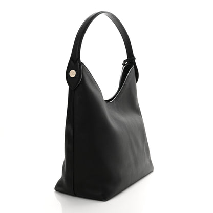 Louis Vuitton Calfskin Lockme Hobo Black 3 of 15