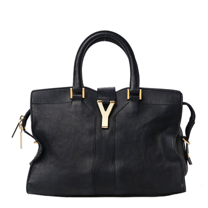 Saint Laurent Sheepskin Small Cabas ChYc Navy 1 of 26