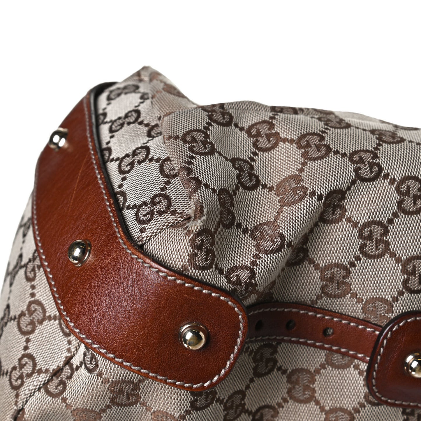 Monogram Medium Pelham Shoulder Bag Brown