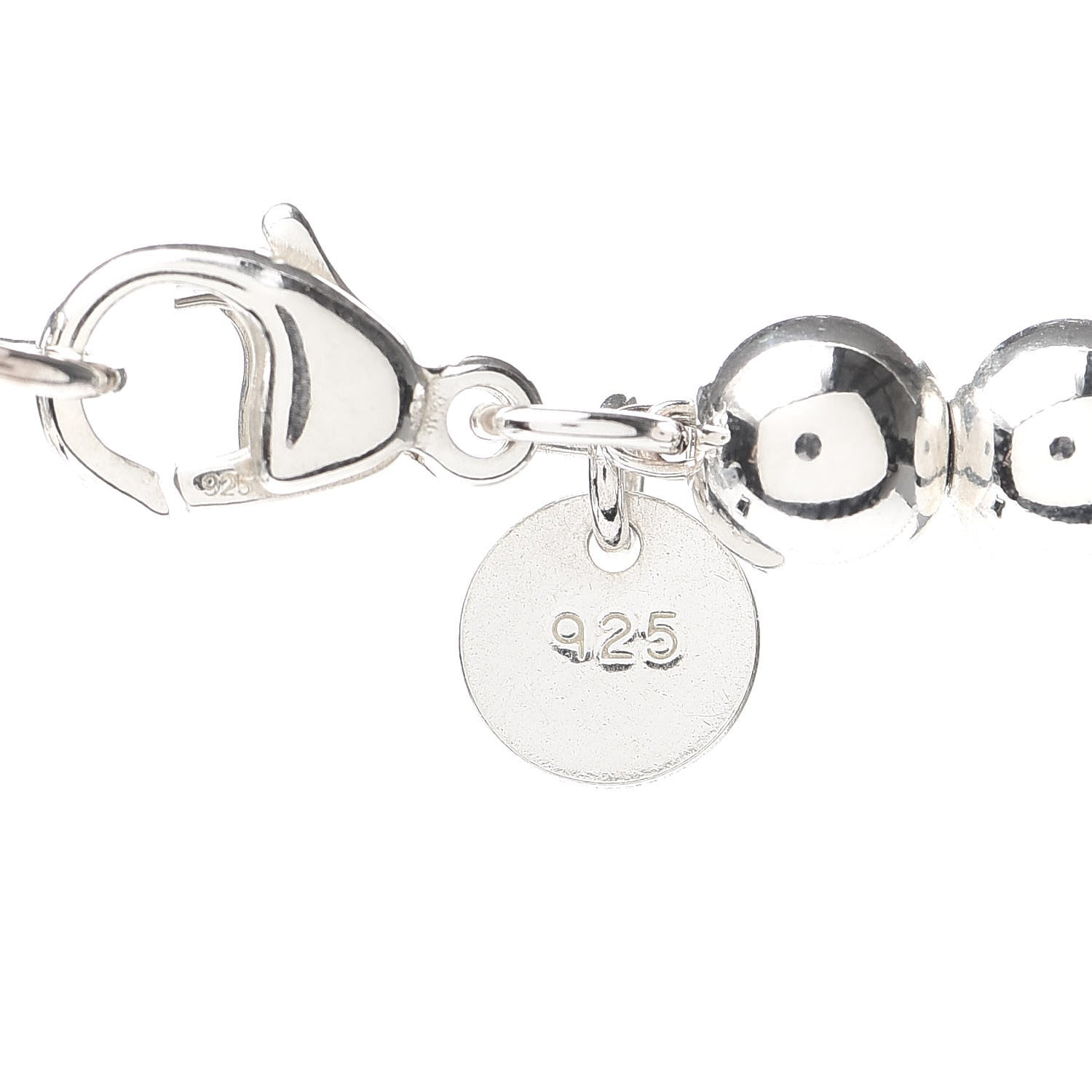Tiffany Sterling Silver HardWear Graduated Ball Necklace 5 of 5