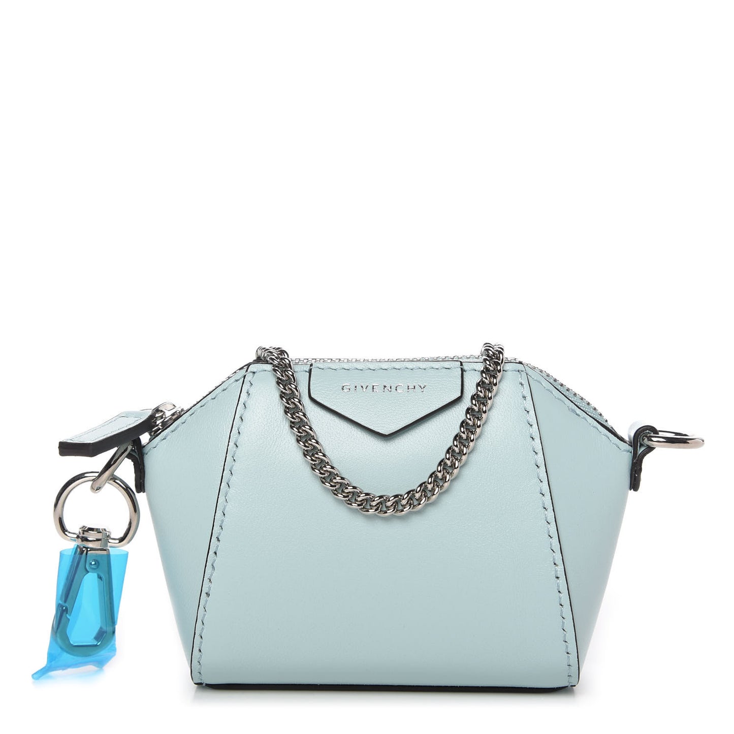 Lambskin Baby Antigona Light Blue